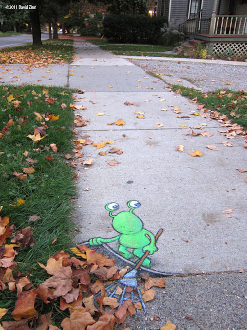 jedavu:THE CHALK DRAWN ADVENTURES OF SLUGGO | DAVID ZINN