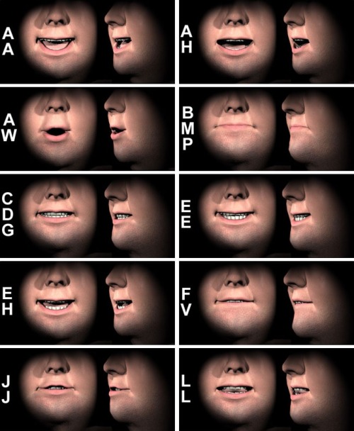 anatoref:Lip Sync TutorialTop ImageRow 2 - 4Row 5Bottom Row