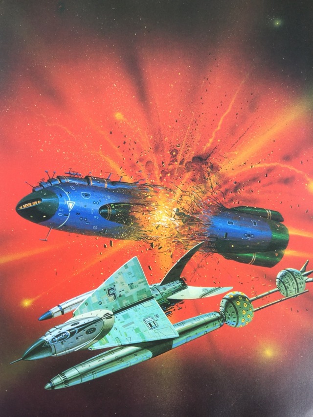 Scifi Art — Angus McKie. From Great Space Battles (Stewart...