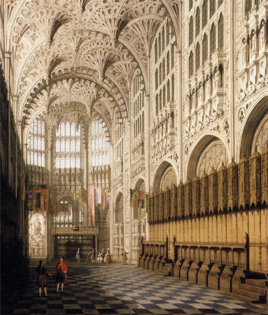 artist-canaletto:
“ The Interior of Henry VII Chapel in Westminster Abbey, 1750, Canaletto
Medium: oil,canvas ”