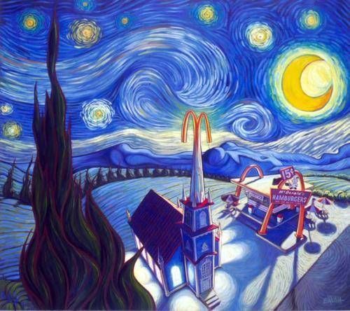 Appropriated Art Of The 21st Century The Starry Night