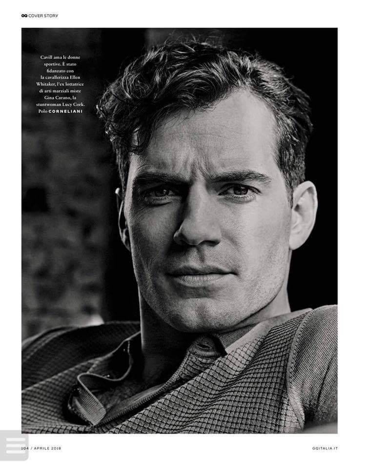Henry Cavill in the April 2018 issue of GQ Italia.... : My Whimsical ...