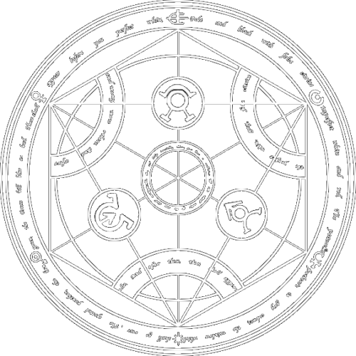 Human Transmutation Circle, Transparent