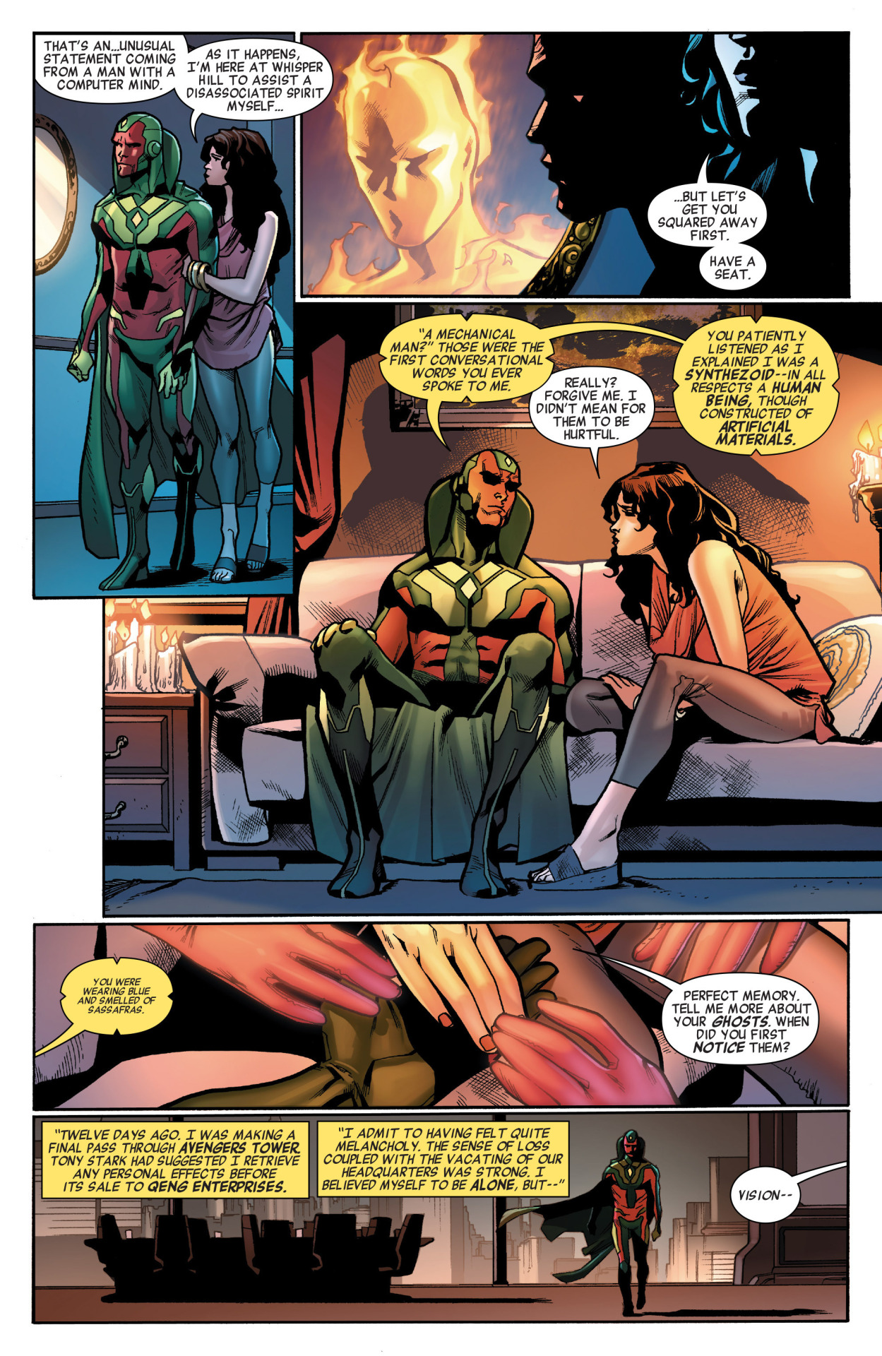 An Old Geek Soul — Here’s the bit with Vision and Wanda from Avengers...