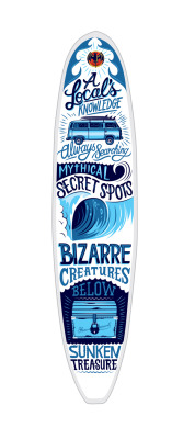 Bacardi Surfboard
