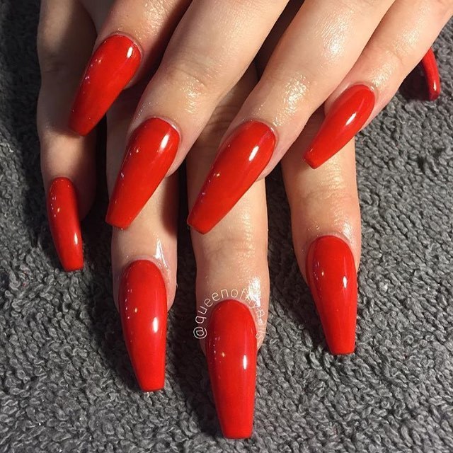 Blackgirlsdonails — Sexy Red Nails By Queenofnynails Rednails