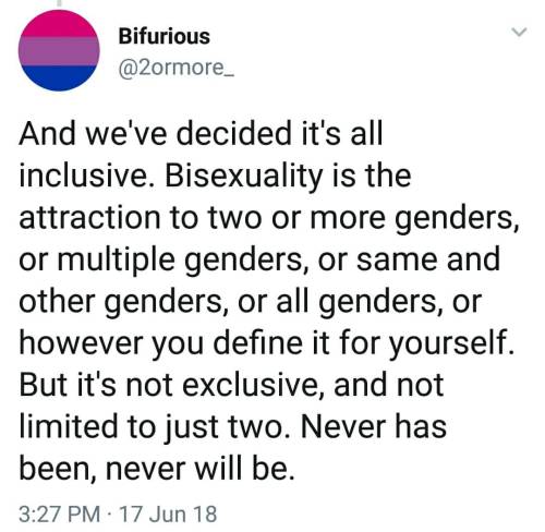 hauntedtelepone:redheartbitch:bisexuality is not trans-exclusionary tell ur friendsI made this...