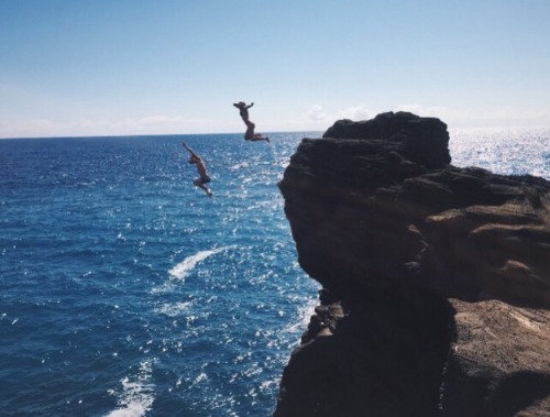 Cliff Jumping On Tumblr