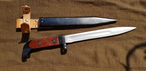 Polish bayonet for AK rifle, made in 1970 to restore army...