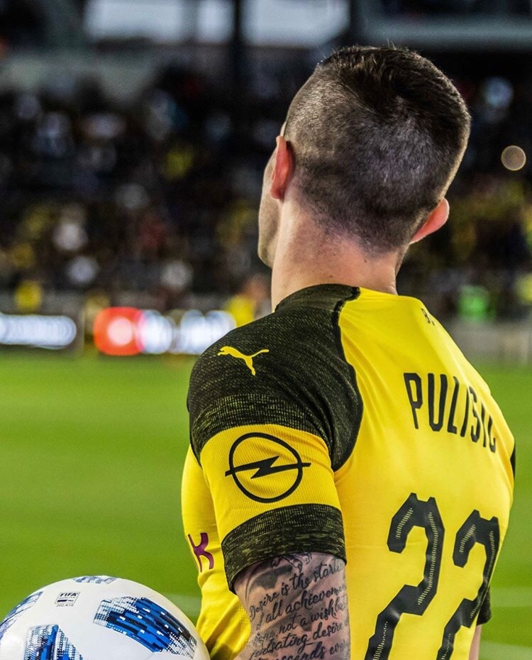 World Cup is Over? - Close up of Pulisic’s tattoo Via stepoverfc on...