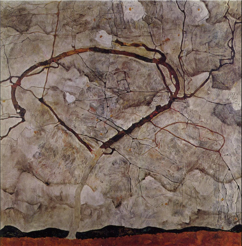 casadabiqueira:Autumn Tree in MovementEgon Schiele, 1912