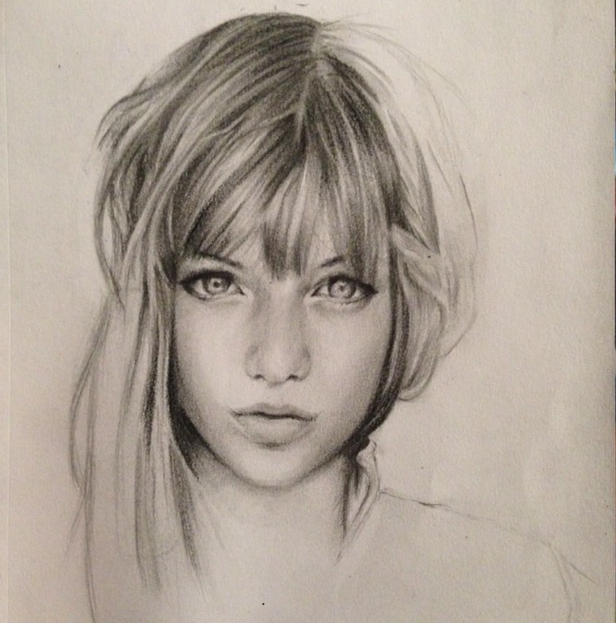 Here’s a graphite portrait I did a few years ago...