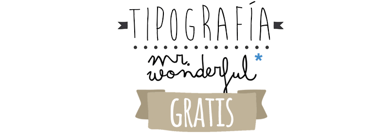 CREATIF GROUPE • TIPOGRAFÍA MR WONDERFUL GRATIS