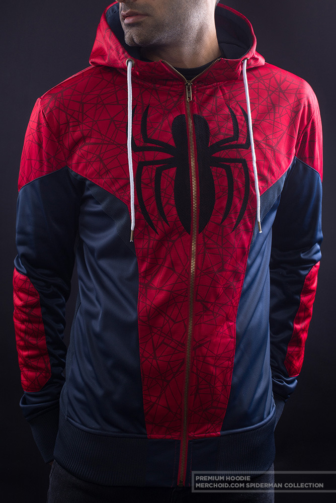 spider man premium hoodie