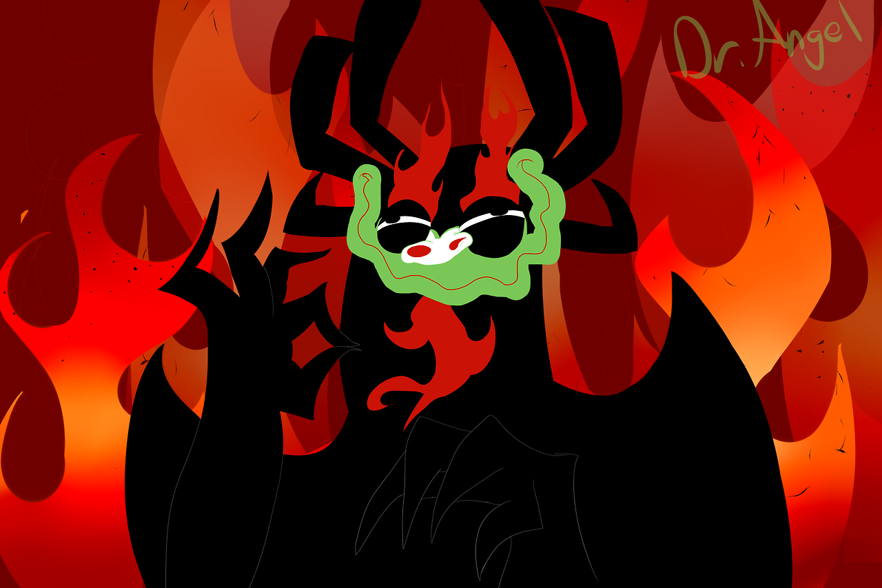 Doc's Toons - now I have mastered the coloring of aku!! E X T R...