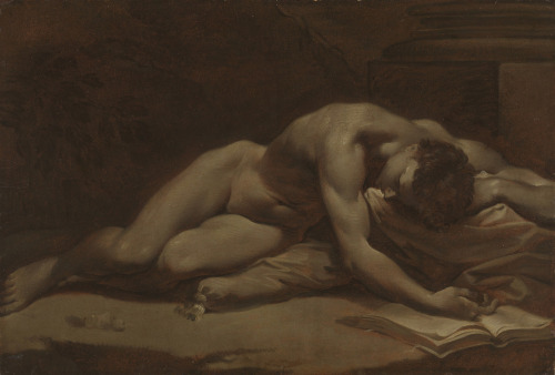 necspenecmetu:Donato Creti, Male Nude, c. 1710-20