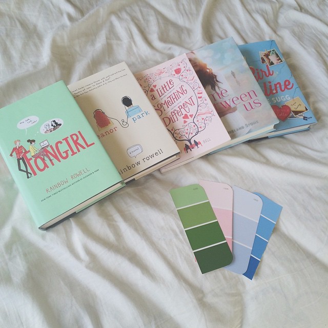 a-bookishfangirl: #pastelcoloredbooks // tagged by... - Nose in a Book