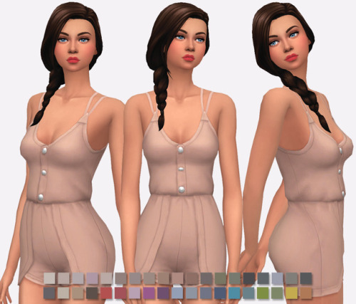 simlishdesigns:Seasons romper re-colours in solids.-Mesh...