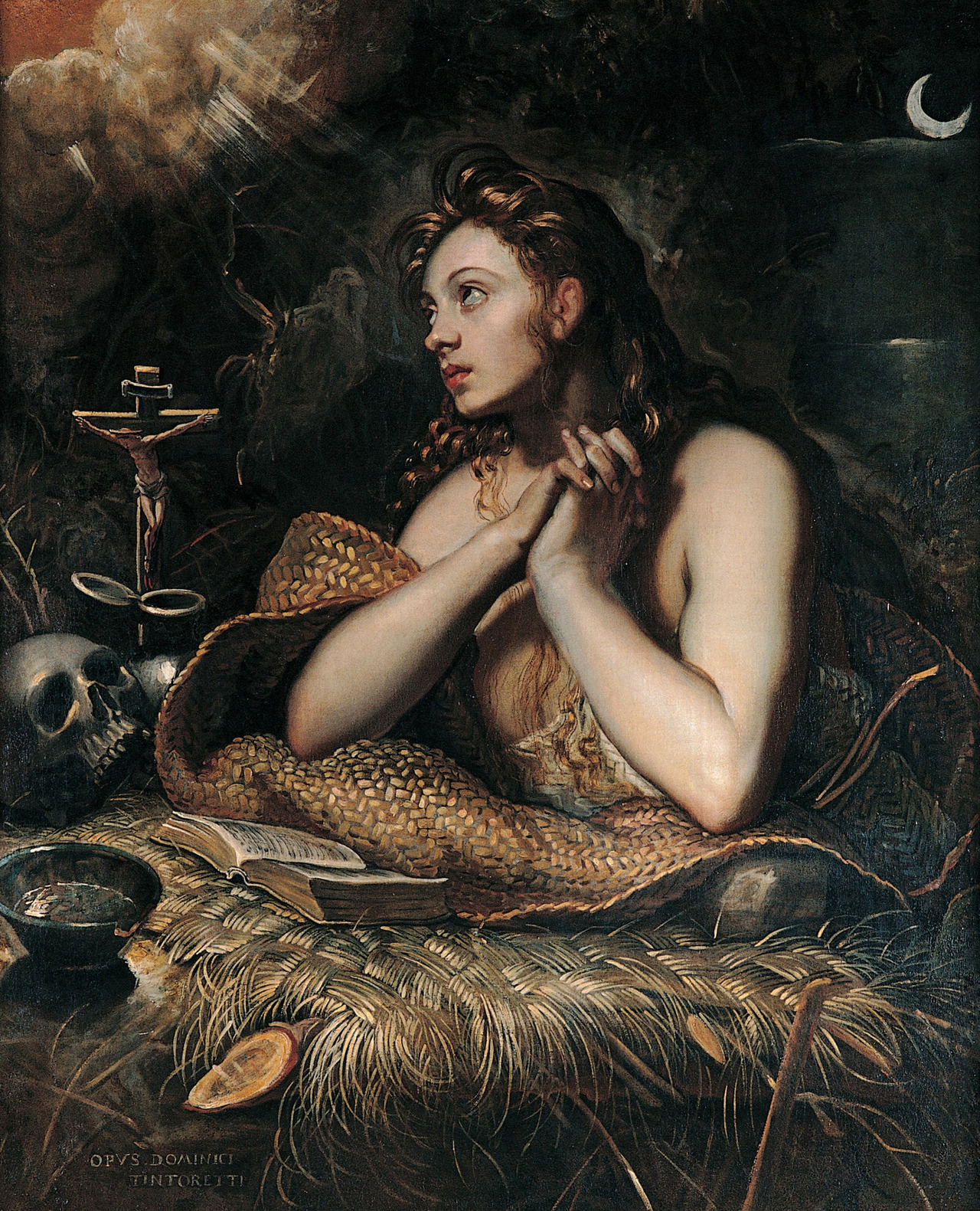 Penitent Magdalene by Domenico Tintoretto, 1959-1602 (Capitoline Museums, Rome)