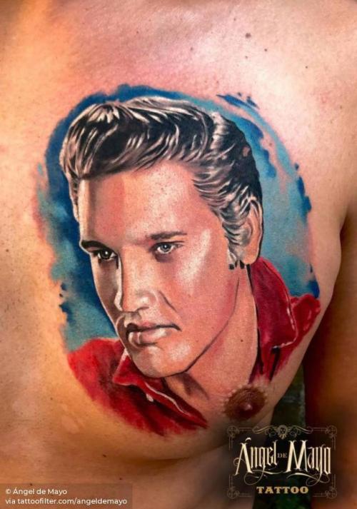 60 Elvis Presley Tattoos For Men  King Of Rock And Roll Design Ideas   Tattoos for guys Hand poked tattoo Tattoos