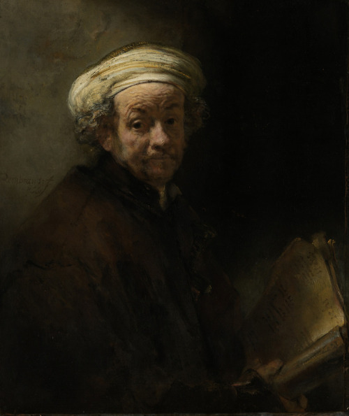 rijksmuseum-art:Self-portrait as the Apostle Paul by Rembrandt...