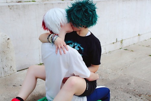 kinnme: Shouto and Izuku visiting Rome Me as...