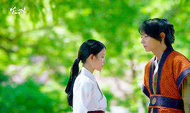 Image result for moon lovers kiss  gif