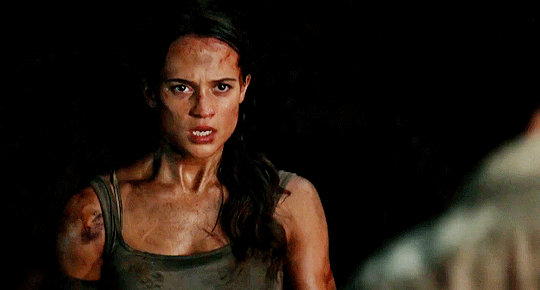 Alicia Vikander as Lara Croft in Tomb Raider : come 