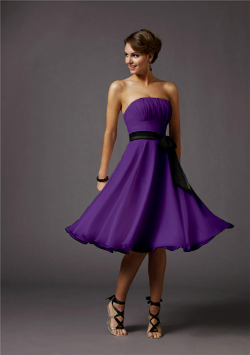 Flashy Purple Dress
