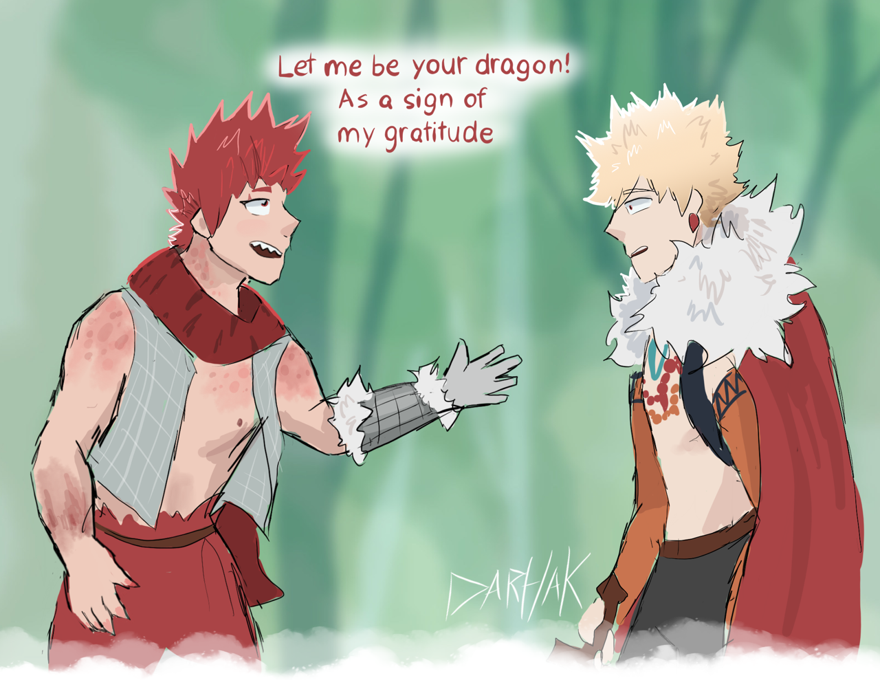 dragon!kirishima on Tumblr