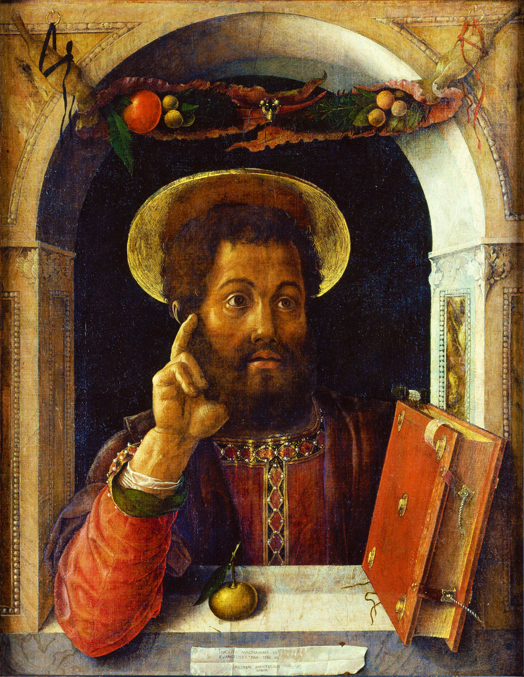 St Mark… by Italian painter Andrea Mantegna, (1431-1506)