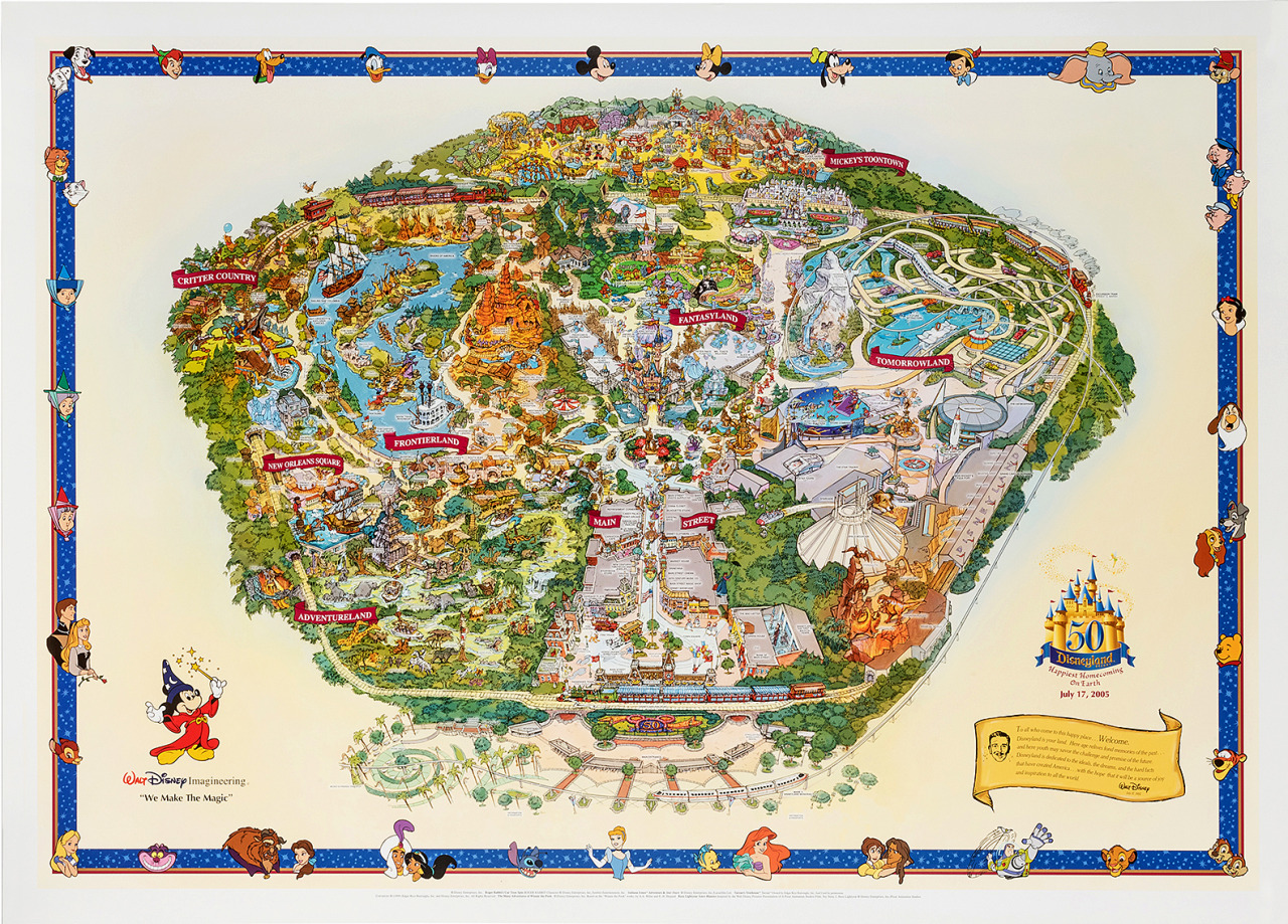 Brand New Map At Disneyland Today Disneyland - Riset