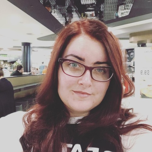 Hair done, eyebrows done, ready to face the ACT! #redhair...