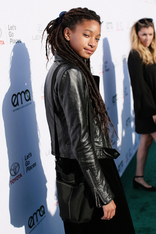 Willow Smith attend the 27th Annual EMA Awards at Barker Hangar...