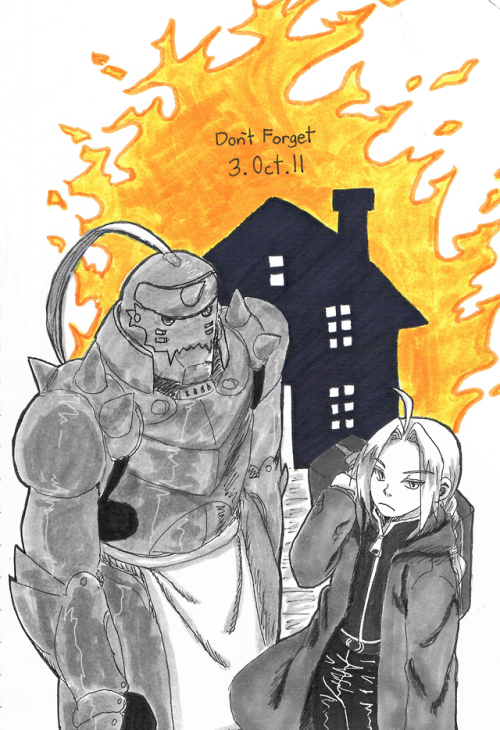 xing-side:I apparently start Inktober on FMA...