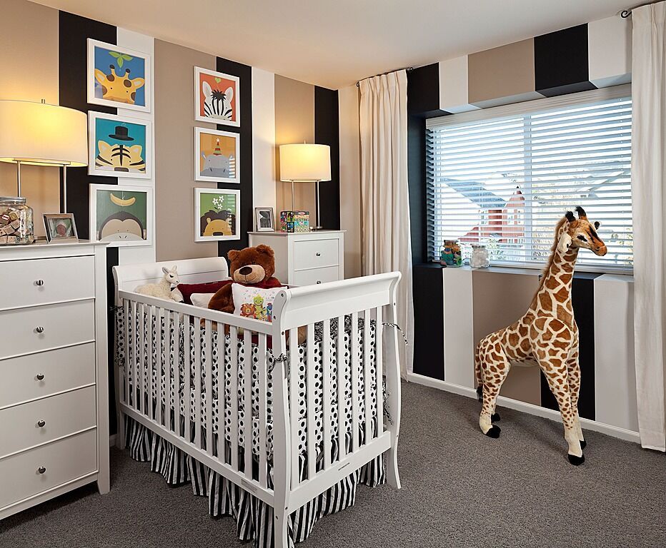 Home Stratosphere This Baby Boy Nursery Features A White Crib