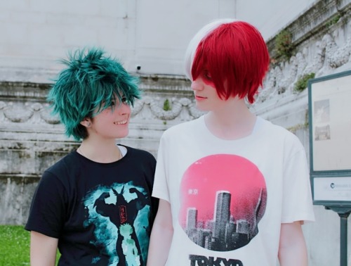 kinnme: Shouto and Izuku visiting Rome Me as...