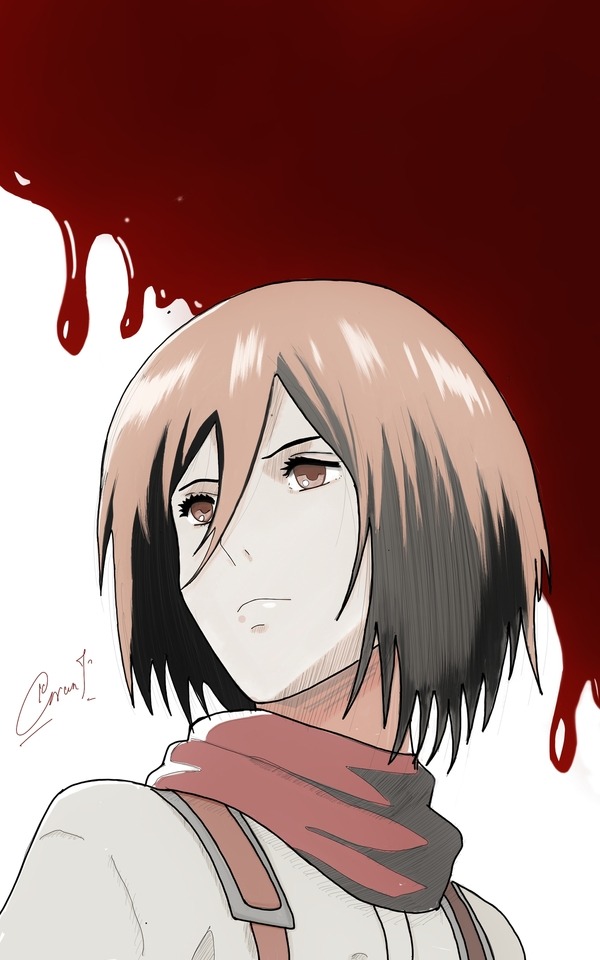 the world is a cruel place mikasa