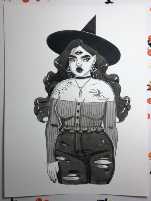 snootyfoxfashion:Witchy Art Prints by KeelyElleWorks x / x / x...