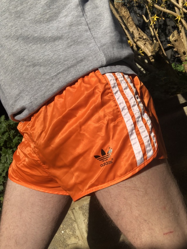 adidas vintage running shorts