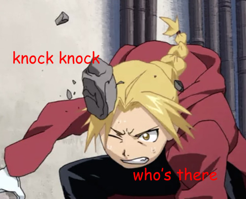 pixelghosties:sofiakkuma:the-masked-barona:So with all the ish that Edward Elric goes through,...