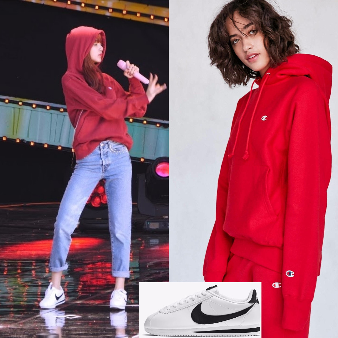 lisa blackpink nike cortez