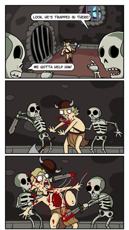 dorkly:Video Games from the Skeletons’ Point of ViewFor more...