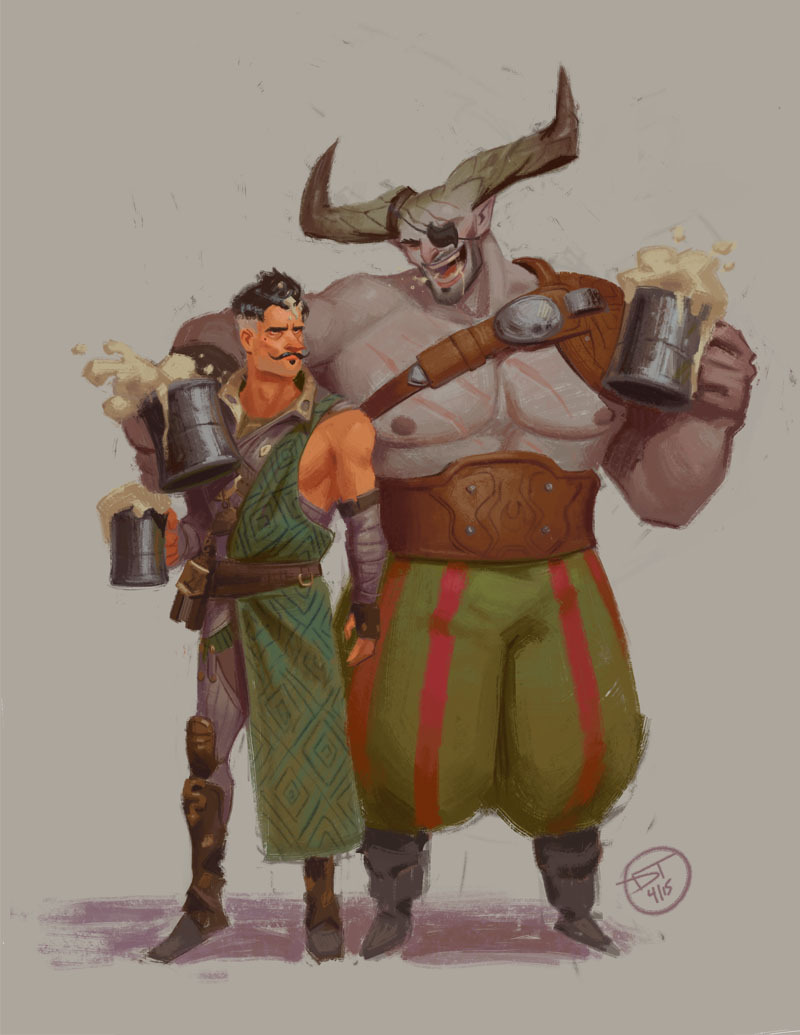 Dorian and iron bull