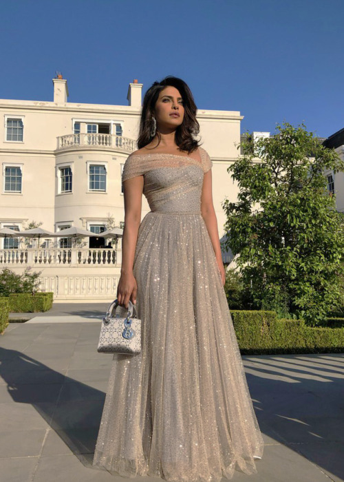 misschopra:Priyanka Chopra attends to Meghan Markle and Prince...