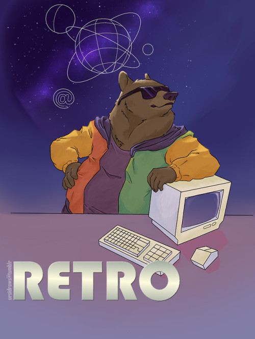 ursidraws:“RETRO VIBES”@retrobear how bout two?