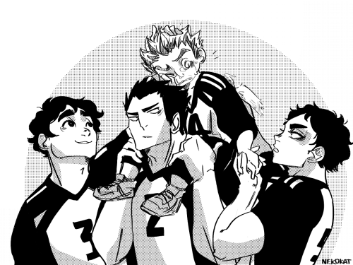 nekokat42:FUKURODANI WEEK - DAY 9 - BOKUTO KOUTAROU - CAPTAIN...