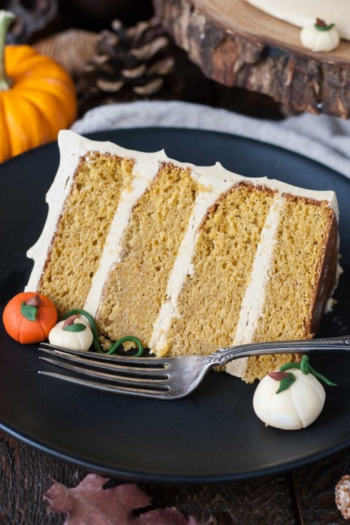 sweetoothgirl:Pumpkin Spice Latte Cake