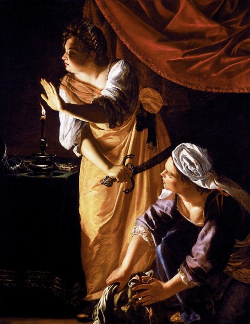 Who painted judith and maidservant with the head of holofernes