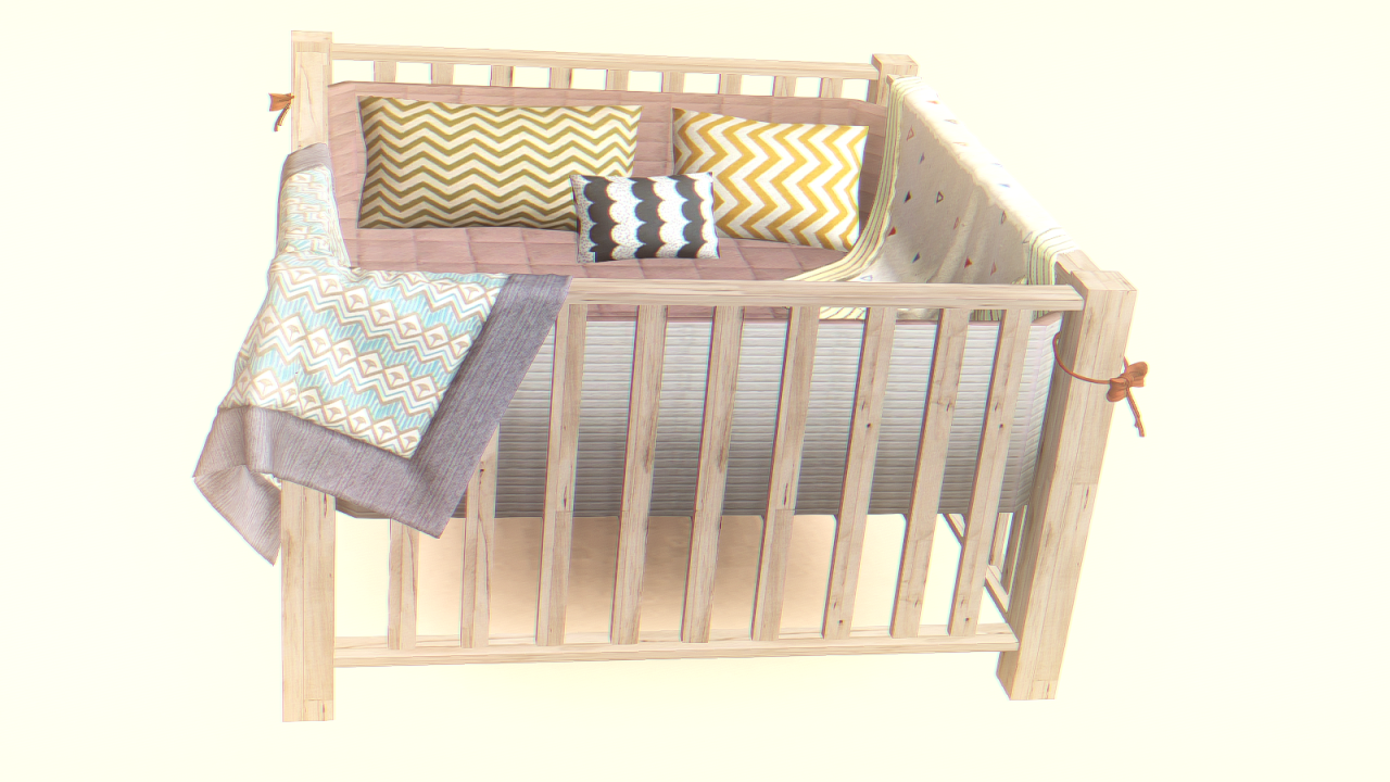 Sketchbook Pixels Update Freya Set A Fully Functional 4 Tile Crib